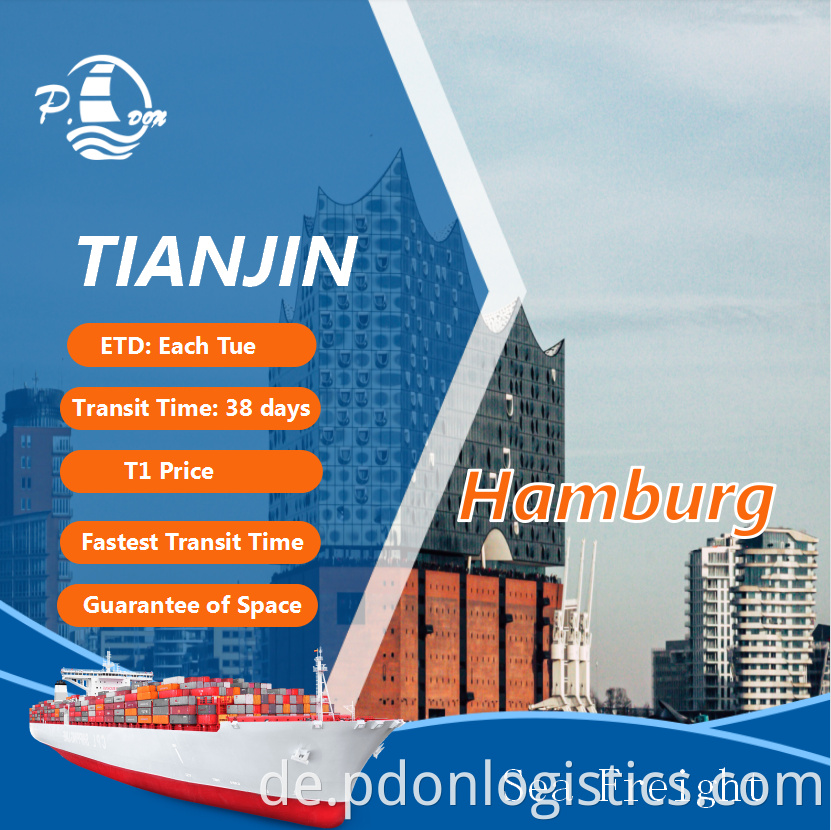 Sea Freight From Tianjin To Hamburg